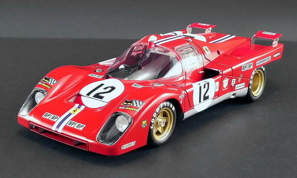 Модель 1:18 Ferrari 512 M №12 3rd Le Mans (Sam Posey - Tony Adamowicz) (L.E.624pcs)