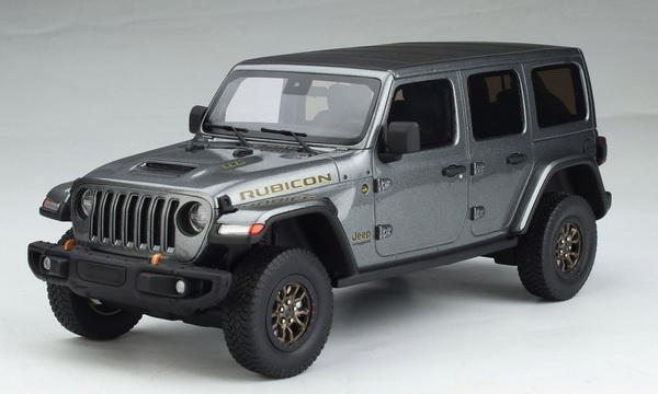 Модель 1:18 Jeep Wrangler Rubicon 392 - Granite Crystal Metallic