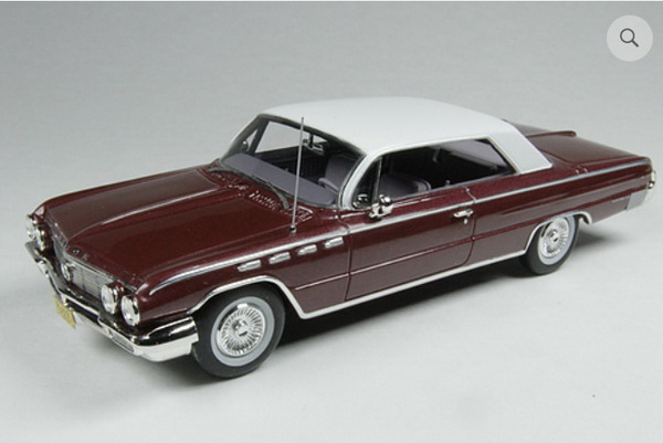 Модель 1:43 Buick Electra - burgundy/white roof (L.E.210pcs)