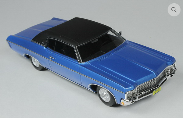 Модель 1:43 Chevrolet Impala Custom Coupe - mulsanne blue (L.E.220pcs)