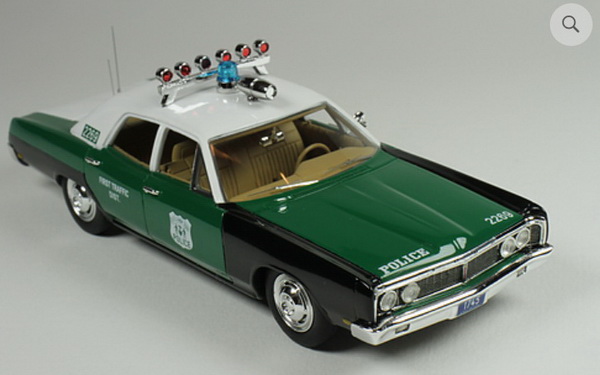 Модель 1:43 Ford Galaxie New York Police Department - black/green/white