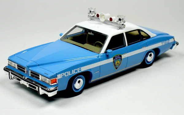 pontiac le mans new york police car - blue/white GC-NYPD-004 Модель 1:43
