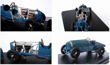 Модель 1:43 Bugatti T14 Double Quatre (со съемным капотом)