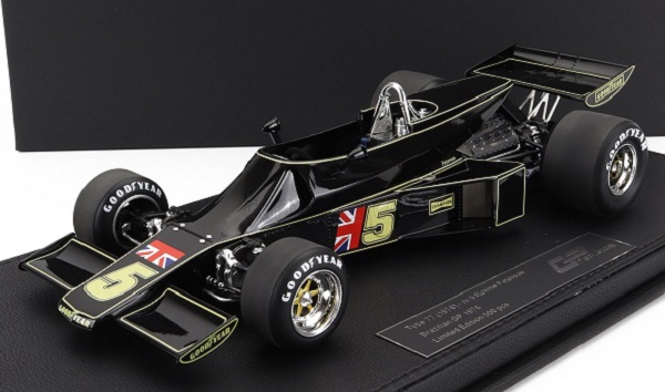 LOTUS F1 77 John Player Team Lotus №5 Brazilian GP 1976 Ronnie Peterson, Jps Black Gold
