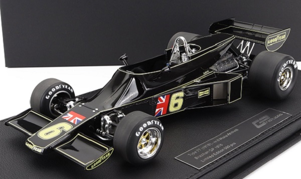LOTUS F1 77 John Player Team Lotus №6 Brazilian GP 1976 Mario Andretti, Jps Black Gold GP095B Модель 1:18
