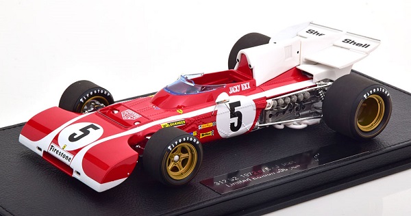 Модель 1:18 Ferrari 312 B2 №5 (Jacques Bernard «Jacky» Ickx) mit Vitrine