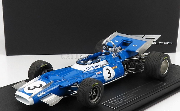 Модель 1:18 Matra Simca MS80 №3 Winner British GP World Champion (Jackie Stewart - Con Vetrina) With Showcase