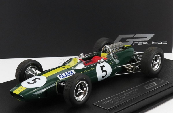 Модель 1:18 LOTUS F1 49 №6 Pole Position And 2nd Usa GP 1967 Graham Hill, Green Yellow