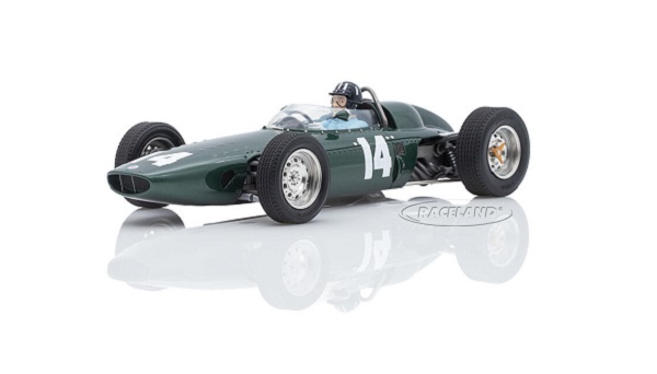 Модель 1:18 BRM F1 P57 Brm Team №14 Winner Italian GP Monza World Champion 1962 Graham Hill - Con Vetrina - With Showcase, Green Met
