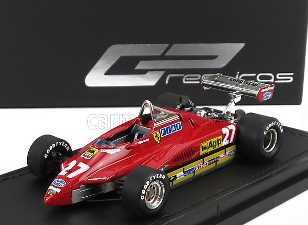 FERRARI F1 126 C2 №27 Season (1982) Gilles Villeneuve, Red