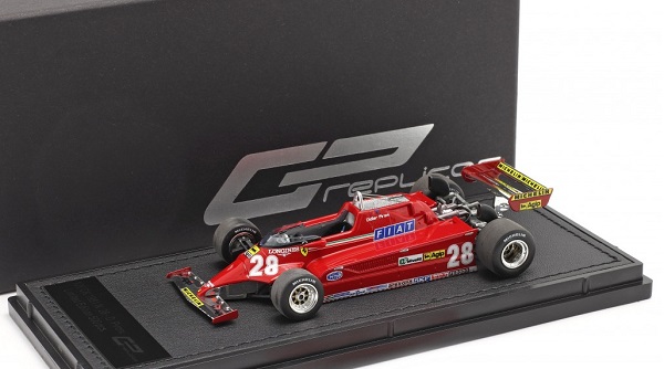 ferrari f1 126ck turbo n 28 season 1981 d.pironi, red GP43-013A Модель 1:18