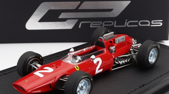Модель 1:18 FERRARI F1 158 Scuderia Ferrari N2 Winner Monza Italy GP John Norman Surtees (1964) World Champion, Red