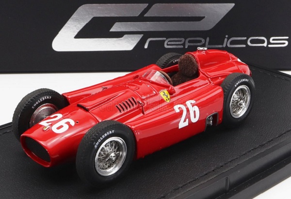 FERRARI F1 D50 Long Nose №26 2nd Monza Italy GP Fangio (1956) World Champion (after Lap 32 With The Collins Car), Red