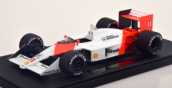 McLaren F1 Honda Mp4/4 N11 Season (1988) Alain Prost, White Red