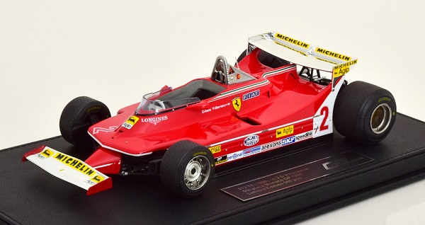 Ferrari 312 T5 GP Monaco 1980 Villeneuve (L.E.500pcs) GP45D Модель 1:18