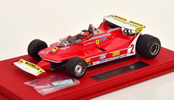 FERRARI 312 T5 GP Monaco, Villeneuve (1980) GPGV03 Модель 1:18