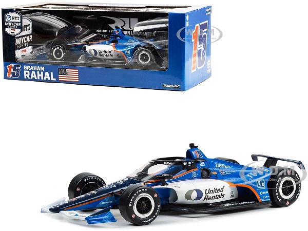 Honda - Team Letterman Lanigan Racing N 15 Indianapolis Indy 500 Indycar Series 2023 G.Rahal - Blue White Black