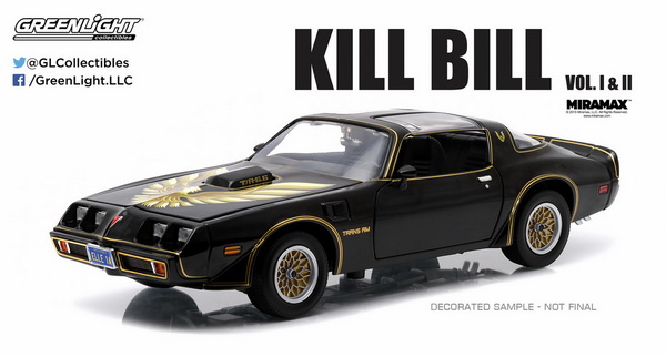 Модель 1:18 Pontiac Firebird Trans Am (из к/ф «Убить Билла»)