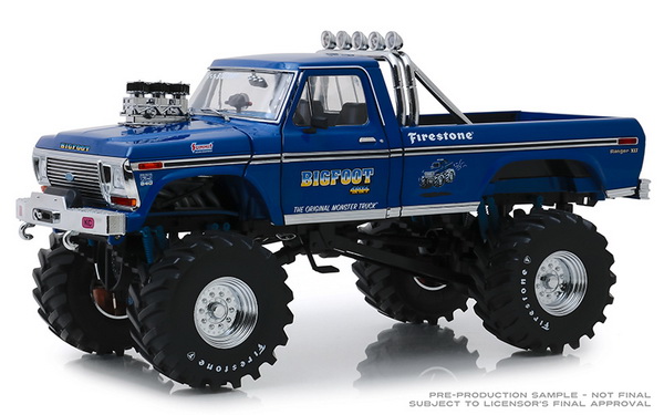ford f-250 monster truck bigfoot #1 with 48-inch tires 1974 GL13537 Модель 1:18