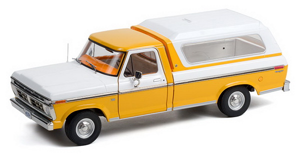 FORD F-100 Pick-Up Deluxe Box Cover 1976 Yellow with White GL13621 Модель 1:18