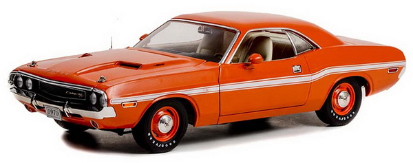 dodge challenger r/t 1970 mango orange GL13630 Модель 1:18