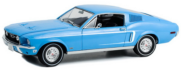 ford mustang fastback "ford rainbow of colors" 1968 sierra blue GL13640 Модель 1:18