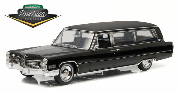 Модель 1:18 Cadillac S&S Limousine (катафалк) - black (ех Precision Collection)