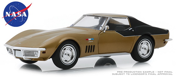 chevrolet corvette "astrovette" nasa apollo xii 1969 gold GL18254 Модель 1:24