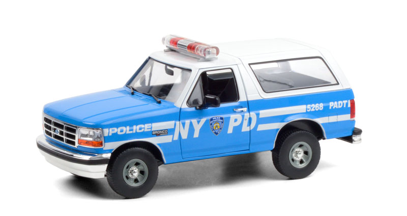 ford bronco "new york city police department" (nypd) 1992 GL19087 Модель 1:18