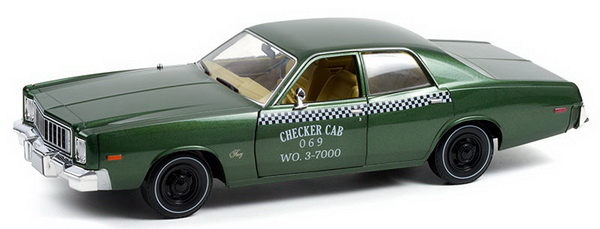 plymouth fury taxi checker cab 069 wo.3-7000 1976 (из к/ф "Полицейский из Беверли-Хиллз") GL19110 Модель 1:18