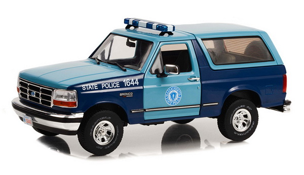 ford bronco xlt "massachusetts state police" 1996 GL19120 Модель 1:18