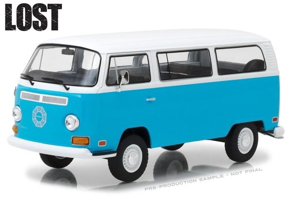 volkswagen t2a bus "dharma van" (из телесериала "Остаться в живых") GL84033 Модель 1:24