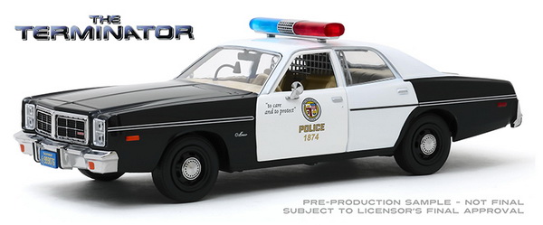 DODGE Monaco «Metropolitan Police» 1977 (из к/ф «Терминатор») GL84101 Модель 1:24