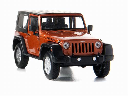 Модель 1:43 Jeep Wrangler Rubicon - crush (orange)