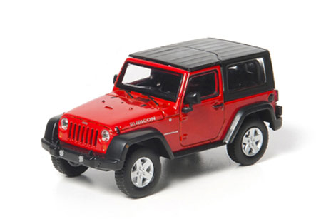 jeep wrangler rubicon - red GL86027 Модель 1:43