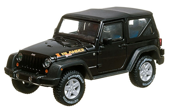 jeep wrangler 4х4 islander - black GL86048 Модель 1:43
