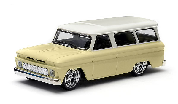Модель 1:43 Chevrolet Suburban - yellow/white