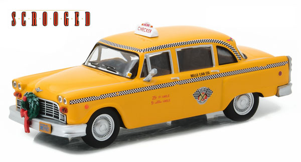 checker taxi cab 1978 (из к/ф "Новая рождественская сказка") GL86075 Модель 1:43