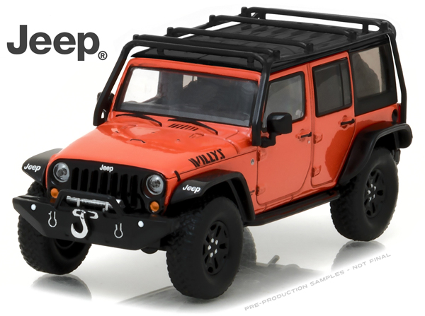 Модель 1:43 Jeep Wrangler 4х4 Unlimited с лебедкой 