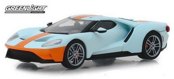 ford gt heritage edition 2019 "gulf" oil color GL86158 Модель 1:43
