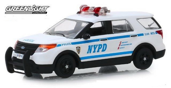 ford explorer police interceptor utility "new york city police department" (nypd) 2013 GL86167 Модель 1:43