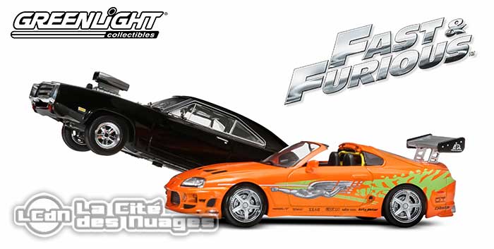 dodge charger и toyota supra 1995 (drag racing scene из к/ф «Форсаж») GL86250 Модель 1:43