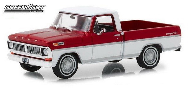 ford f-100 pickup - candy apple red/white GL86318 Модель 1:43