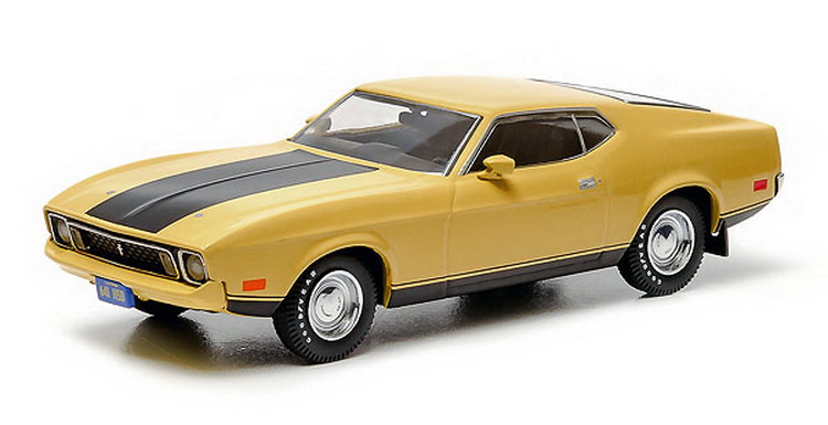 Ford Mustang Mach 1 “Eleanor” (из к/ф "Угнать за 60 секунд") 1973 Yellow GL86412 Модель 1:43