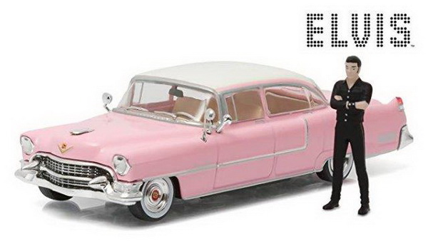 Cadillac Fleetwood Series 60 Elvis Presley «Pink Cadillac» c фигуркой Э.Пресли