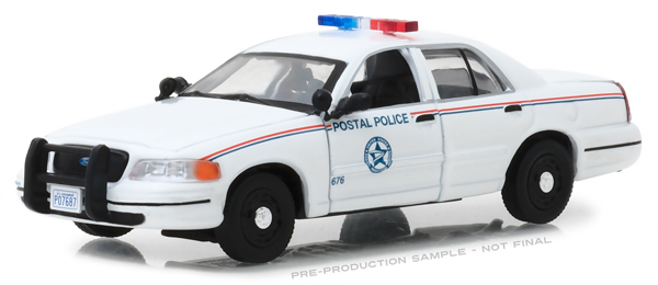 ford crown victoria police interceptor "united states postal service" (почтовая полиция) 2010 GL86523 Модель 1:43