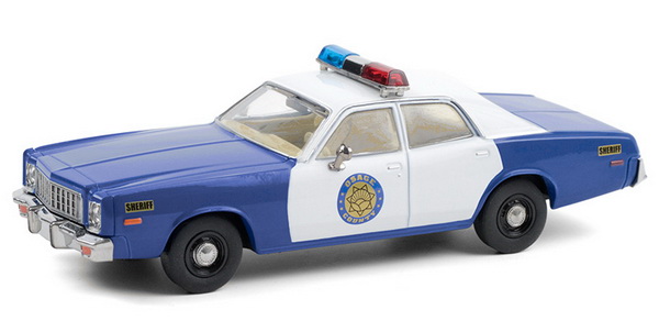 plymouth fury "osage county sheriff" 1975 blue - white GL86602 Модель 1:43