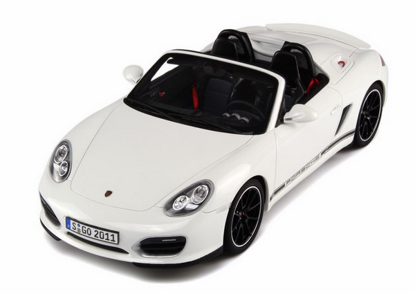 Модель 1:18 Porsche Boxster (987) Spyder - white