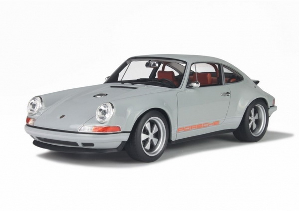 Модель 1:18 Porsche 911 by Singer - light grey (L.E.1500pcs)