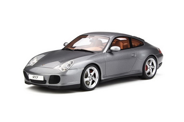 porsche 911 (996) carrera 4s - met. grey 2002 GT182 Модель 1:18
